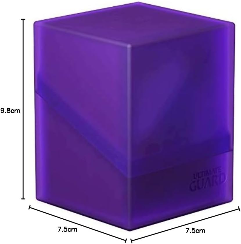 Ultimate Guard Boulder 100+ Classic, Deck Case for 100 Double-Sleeved TCG Cards, Onyx, Secure & Durable Storage for Trading Card Games, Soft-Touch Finish