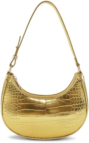 Barabum Retro Classic Clutch Shoulder Tote HandBag with Zipper Closure for Women