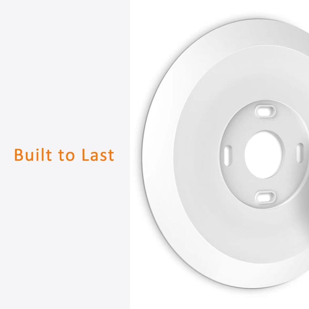 Wall Plate Made for The Nest Thermostat 2020 | Google Nest Thermostat Trim Kit Accessory | Easy Installation | Black
