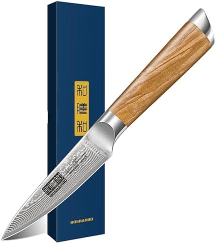 HOSHANHO Damascus Fillet Knife 7 Inch, Professional VG-10 Super Steel Boning Knife, Ultra Sharp Fish Knife with Ergonomic Handle