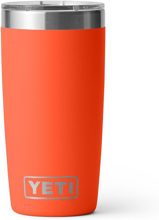 YETI Rambler 10 oz Tumbler, Stainless Steel, Vacuum Insulated with MagSlider Lid, White