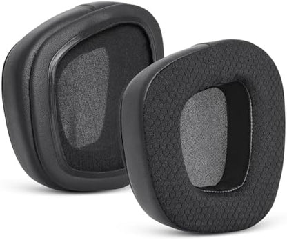 GVOEARS Replacement Ear Pads Cushions for Corsair Void/Void Pro/Void Pro RGB/Void Pro RGB SE/Void Pro Elite/RGB Wireless Earpads Gaming Headsets, Mesh Fabric with Soft Protein Leather(Black)