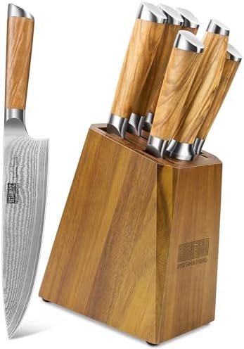 HOSHANHO Damascus Fillet Knife 7 Inch, Professional VG-10 Super Steel Boning Knife, Ultra Sharp Fish Knife with Ergonomic Handle