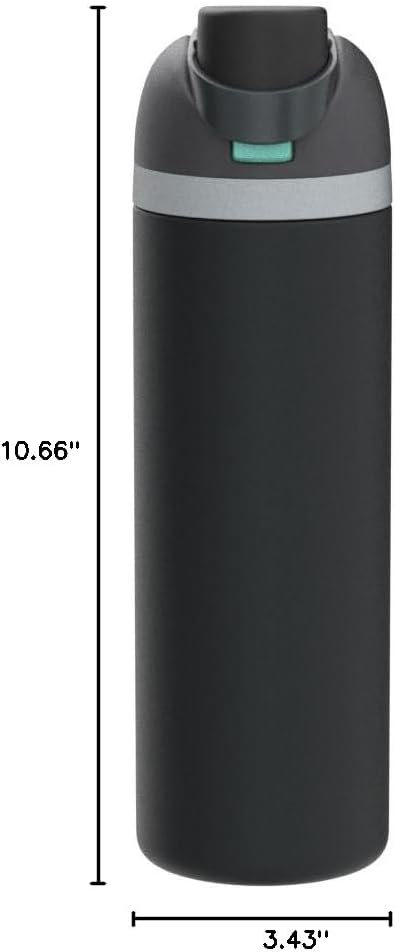 Owala Kids FreeSip Insulated Stainless Steel Water Bottle with Straw, BPA-Free Sports Water Bottle, Great for Travel, 16 oz, Celestial Sphere