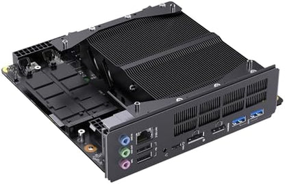 MINISFORUM BD795i SE Mini ITX Motherboard, AMD Ryzen 9 7945HX, 16 C/32 T,Up to 5.4 GHz,PCIe 5.0 x16 Slot, Dual PCIe4.0 M.2 Support, DDR5,8K Triple Output with HDMI/DP/USB-C, RJ45 2.5G, USB 3.2 Gen 2