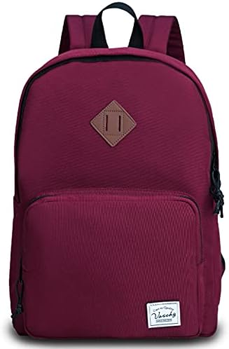 VASCHY Lightweight School Backpack for Women with Sleeve for 14" Laptop