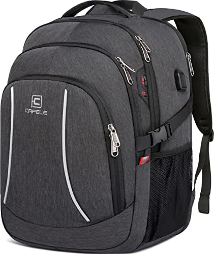 RFID Cafele Laptop Backpack Travel Computer Backpack College Bookbag School Backpack with USB Charging Port