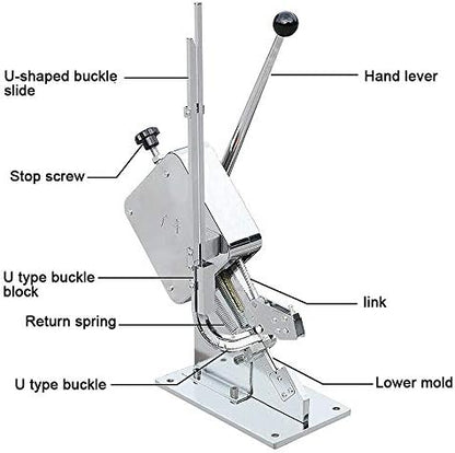 U-Shaped Sausage Shears-Industrial Cutting Tool for Supermarket Sausage Sealing
