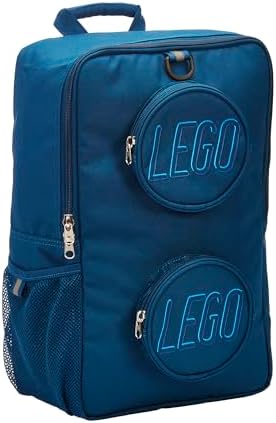 LEGO Lego Brick Backpack-purple Carry-On Luggage, Flame Orange, One Size, Backpack