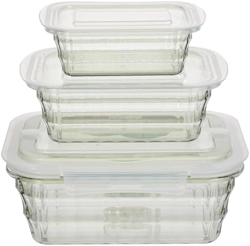 TaiuTaiuloo 3-Piece Salad Bowls with Lids & Handle, BPA Free Plastic Meal Prep Containers for Lunch, Kitchen Mixing & Serving Bowls for Salad, Snack, Fruit, Veggie, Pink