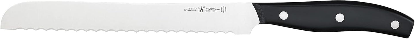 HENCKELS Definition 7 Piece Kitchen Knife Block Set - Professional Cutlery Set, Self Sharpening Knife Block for Chopping, Slicing, Dicing & Cutting