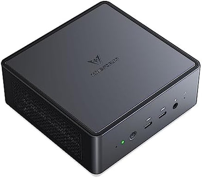 MINISFORUM UM760 Slim Mini PC AMD Ryzen 5 7640HS(6C/12T, up to 4.3GHz) 16GB RAM 1TB SSD Micro Computer, HDMI(4K), DP(4K),USB4(8K) Triple Video Output, AMD Radeon 760M Graphics 2.5G LAN Small PC