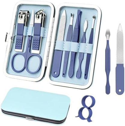 Manicure Set 30 in 1 Nail Clipper set, REDFLOW nail clippers, fingernail & toenail clippers, Manicure Tools, pedicure tools, Suitable for Travel Manicure Kit, Nail Set Kit With Everything Profe