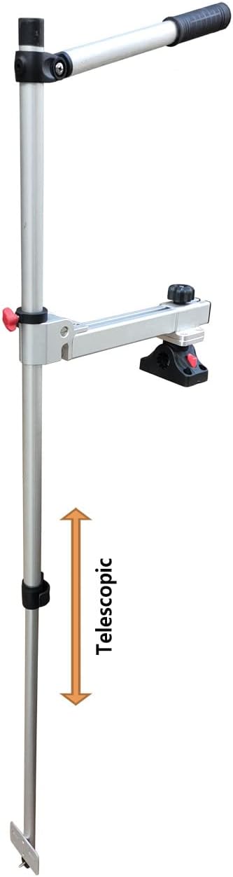 Brocraft Universal Transducer Pole/Sonar Transducer Pole System with Mount/Livescope Mount (Generation 2)