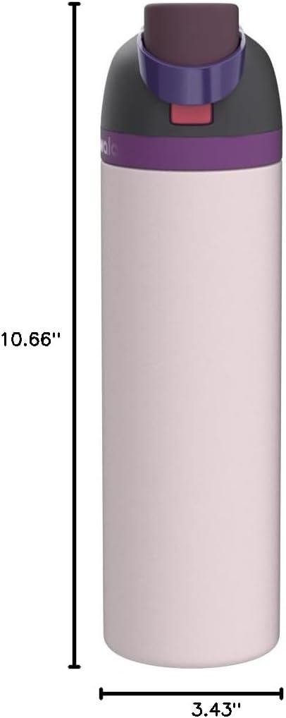 Owala Kids FreeSip Insulated Stainless Steel Water Bottle with Straw, BPA-Free Sports Water Bottle, Great for Travel, 16 oz, Celestial Sphere