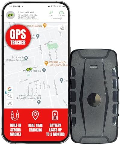 YoGPS Eco GPS Trackers | Wireless and Portable | Discrete 4G Tracking Device | Built-in Magnet | No Install Needed | Long Rechargeable Battery | SIM Included