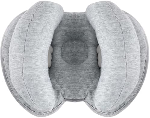 KAKIBLIN 2 in 1 Baby Head Pillow with Banana Neck Pillow for 3 Months to 8 Months Baby Travel Pillow for Stroller or Bed