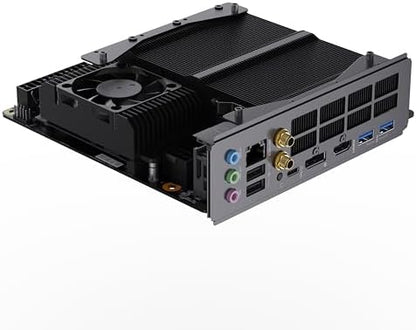 MINISFORUM BD795i SE Mini ITX Motherboard, AMD Ryzen 9 7945HX, 16 C/32 T,Up to 5.4 GHz,PCIe 5.0 x16 Slot, Dual PCIe4.0 M.2 Support, DDR5,8K Triple Output with HDMI/DP/USB-C, RJ45 2.5G, USB 3.2 Gen 2