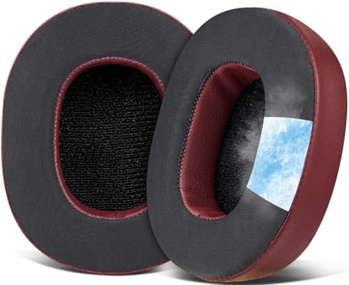 SOULWIT Replacement Earpads for Skullcandy Hesh 3/ANC/Evo & Crusher Wireless/ANC/Evo & Venue ANC Over-Ear Headphones, Ear Pads Cushions with Noise Isolation Foam - Hesh3 PL Black