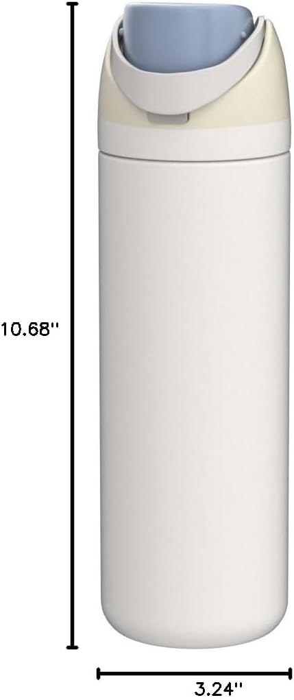 Owala Kids FreeSip Insulated Stainless Steel Water Bottle with Straw, BPA-Free Sports Water Bottle, Great for Travel, 16 oz, Celestial Sphere