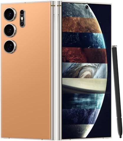 Unlocked Cell Phones Smartphone Unlocked Phones 8+256GB 6.8" HD Screen Dual SIM 108MP+48MP Camera and Built-in Pen (Violet)