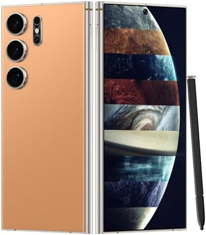 Unlocked Cell Phones Smartphone Unlocked Phones 8+256GB 6.8" HD Screen Dual SIM 108MP+48MP Camera and Built-in Pen (Violet)