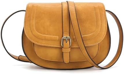 Crossbody Bags for Women Small Over the Shoulder Saddle Purses and Boho Cross body Handbags,Vegan Leather