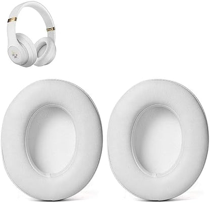 Studio 3 Ear Pads Cushions Replacement Earpads for Beats Studio 2 & Studio 3 Wired & Wireless Headphones,Ear Cushions Memory Foam Earpads with Soft Protein Leather Replacement Parts -White Floral