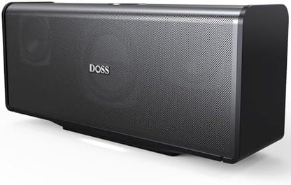 DOSS SoundBox Ultra Bluetooth Speaker with 2.1 Sound Channel Audio, 80W Superior Sound with Deep Bass, Two DSP Technologies, 18H Playtime, BT 5.3, Wireless for Home, Office, Bedroom-Gold