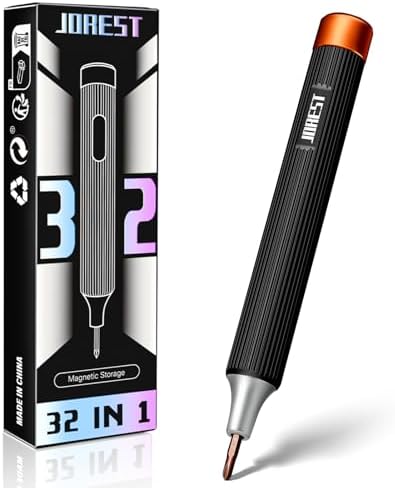 JOREST 32-in-1 Precision Screwdriver Set with Magnetic Torx Bits – Pocket Size Mini Repair Tool Kit - PuriLite