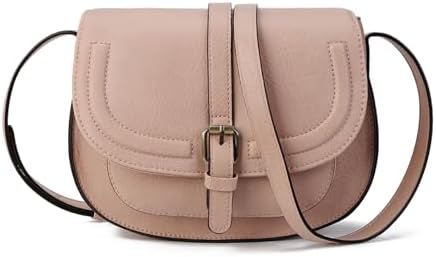 Crossbody Bags for Women Small Over the Shoulder Saddle Purses and Boho Cross body Handbags,Vegan Leather