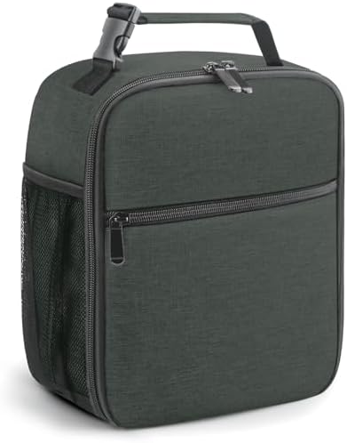 Lunch Bag for Men/Women, Reusable Lunch Box for Adult, Small Insulated Lunch Box, Lunch Tote Bag for Office, Work, Picnic