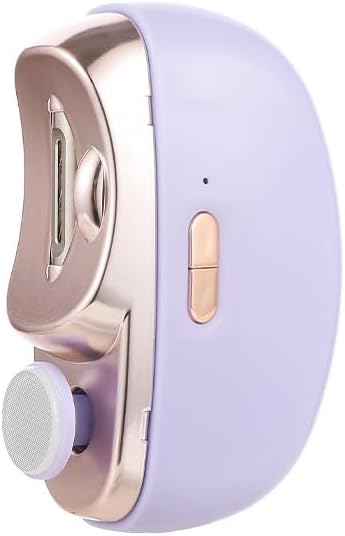 Automatic Electric Nail Clipper (3-in-1), Nail Trimmer, Polisher and Grinder, with 2 Speeds Electric Nail Cutter with Storage, Type -C Rechargeable for Kids and Adults (pink)