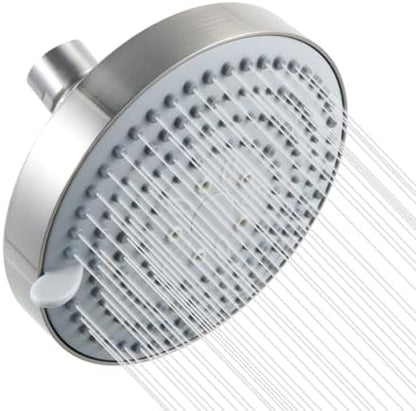 OFFO Shower Head, High Pressure Shower Head with 6 Mode, Fixed Showerheads for Strong Water Flow & Relaxing Shower Experience, Chrome