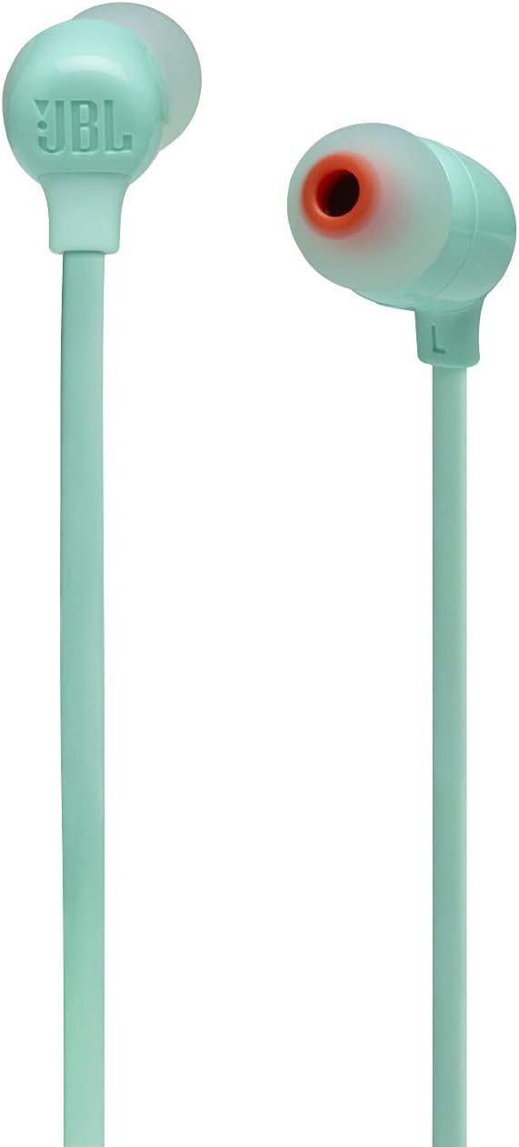 JBL Tune 125BT Wireless in-Ear Bluetooth Headphones, 16 Hour Playtime - White