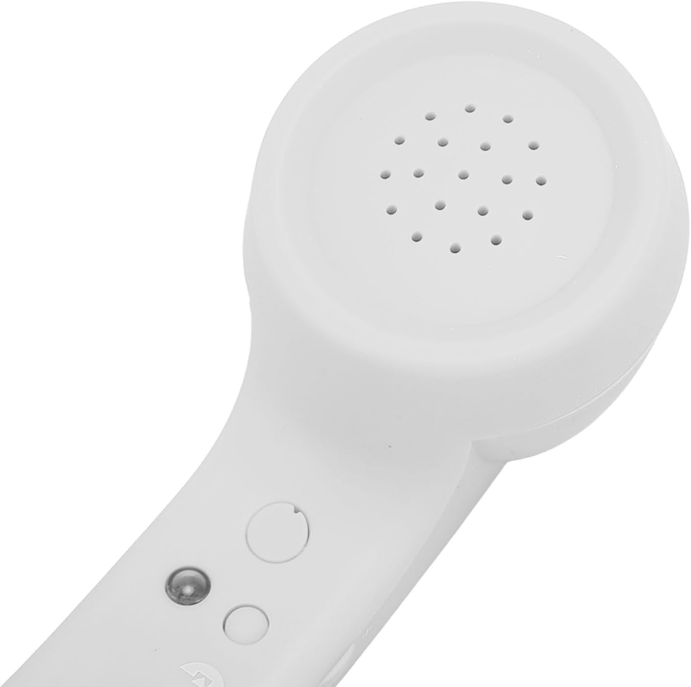 Qiilu Retro Telephone Handset for Mobile Phones - Rechargeable Radiation Proof Handset Receiver with USB Charging (Red)