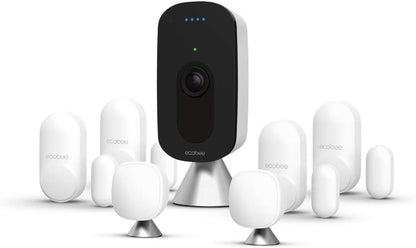 ecobee Smart Camera – Indoor WiFi Security Camera, Smart Home Security System, 1080p HD 180 Degree FOV, Night Vision, 2-Way Audio, Works with Apple HomeKit, Alexa Built in