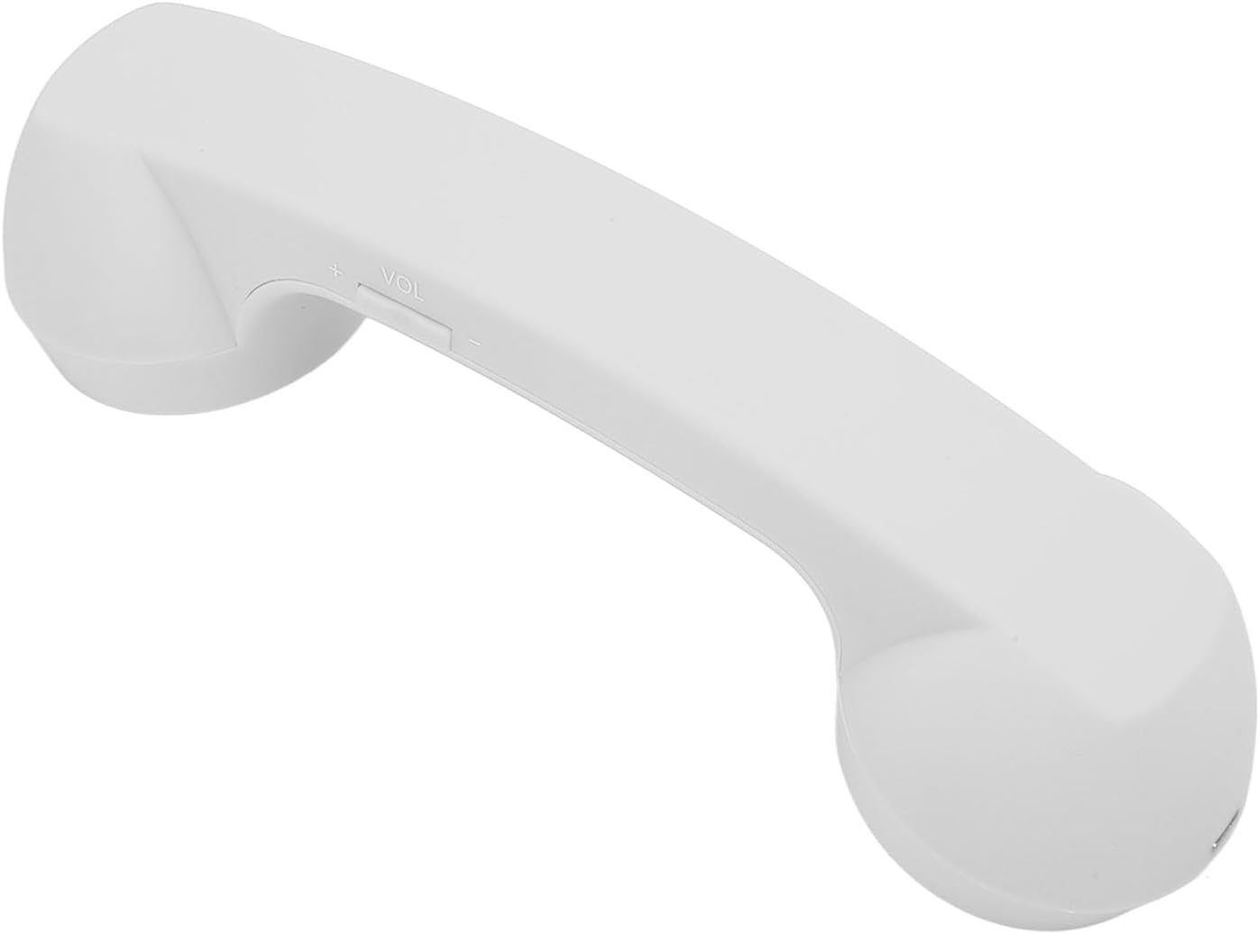 Qiilu Retro Telephone Handset for Mobile Phones - Rechargeable Radiation Proof Handset Receiver with USB Charging (Red)