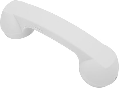 Qiilu Retro Telephone Handset for Mobile Phones - Rechargeable Radiation Proof Handset Receiver with USB Charging (Red)