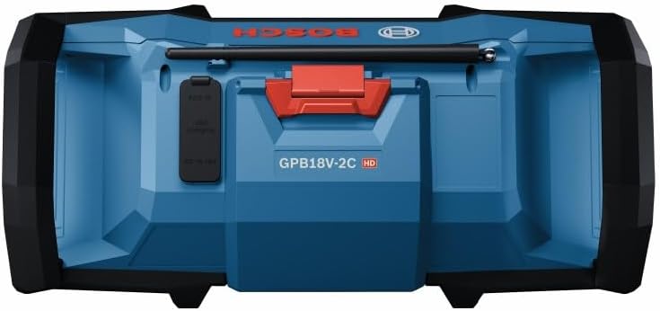 Bosch GPB18V-2CN 18V Compact Jobsite Radio with Bluetooth® 5.0