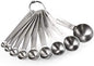 Measuring Cups, U-Taste Measuring Cups and Spoons Set of 15 in 18/8 Stainless Steel : 7 Measuring Cups and 7 Measuring Spoons with 2 D-Rings and 1 Professional Magnetic Measurement Conversion Chart