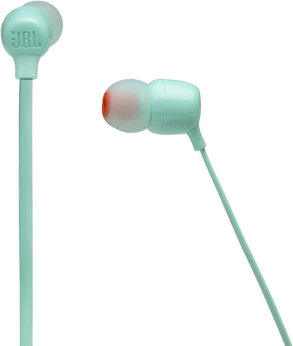 JBL Tune 125BT Wireless in-Ear Bluetooth Headphones, 16 Hour Playtime - White