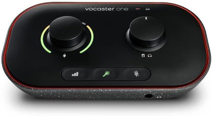 Focusrite Vocaster Two USB Audio Interface for Podcasting, Black