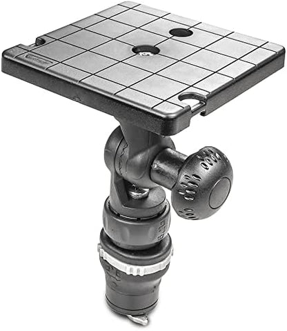 RAILBLAZA Universal Kayak Fish Finder Mount with Track Mount Base, Compatible with Garmin, Lowrance, Humminbird and More