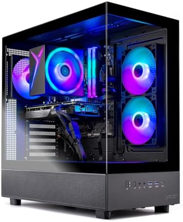 Skytech Shadow Gaming PC, Intel i5 13400F 2.5 GHz (4.6GHz Turbo Boost), NVIDIA RTX 4060 8GB GDDR6X, 1TB NVME, 32GB DDR5 RAM 5200 RGB, 650W Gold PSU, Wi-Fi, Win 11 Home
