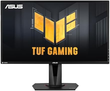 ASUS TUF Gaming 27” 1440P Gaming Monitor (VG27AQM1A) - QHD (2560x1440), 260Hz, 1ms, Fast IPS, ELMB Sync, Freesync Premium, G-Sync compatible, Variable Overdrive, 90%DCI-P3, DisplayHD 400, 3yr warranty