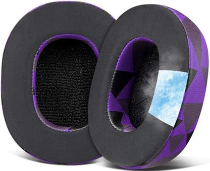 SOULWIT Replacement Earpads for Skullcandy Hesh 3/ANC/Evo & Crusher Wireless/ANC/Evo & Venue ANC Over-Ear Headphones, Ear Pads Cushions with Noise Isolation Foam - Hesh3 PL Black