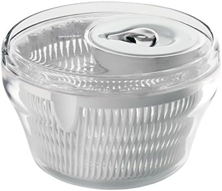 Guzzini Latina 8-1/2-Inch D Salad Spinner, Clear - PuriLite