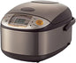 Zojirushi NS-TSC18 Micom Rice Cooker and Warmer, 10 cups, Uncooked, Stainless Brown