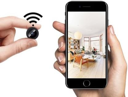 Spy Camera 1080P WiFi Hidden Camera Wireless Indoor Secret Camera Mini Nanny Spy Cam Home Security Surveillance Camera Micro Small Monitor Video Camera with Motion Detection App Control